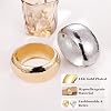 NICEIGHT 18K Gold Plated Chunky Bangle Bracelets for Women - Wide Cuff Bangle Bracelet Hammered Minimalist Thick Gold Wrist Wrap Bracelets S1 #1