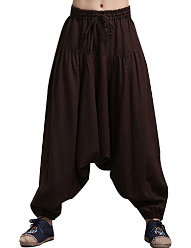 Sarouel pantalon homme confortable Youlee pour week-end et détente