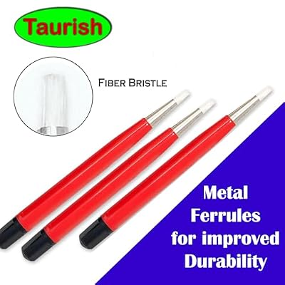 Fiberglass Scratch Brush Pen 3 Pack Jewelry Watch Coin Cleaning Electronic Applications Rust and Corrosion Removal