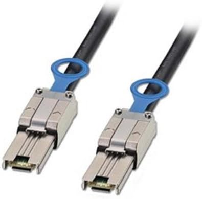 LINDY SAS/SATA II Multilane Infiniband Cable (SFF-8088 to SFF-8088) 0.5m, Black