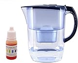 EHM Original Alkaline Water Pitcher - 3.5L Pure Healthy Water Ionizer With Activated Carbon Filter - Healthy, Clean & Toxin-Free Mineralized Alkaline Water In Minutes - PH 8.5 - 9.5 (Blue)