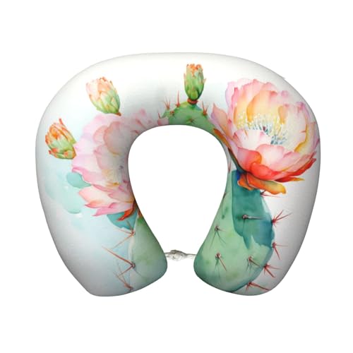Almohada de viaje con espuma viscoelástica y funda negra miniatura 1