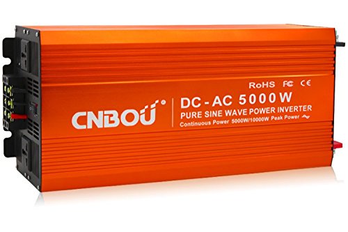 B24P5000W-1 120 VAC Output Pure Sinewave Inverter, 5000W, 24V Input