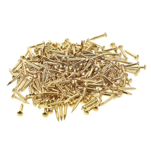 Clavos Metálicos para Hogar 100 piezas Cabeza Redonda Surtidos para Tapicería miniatura 1