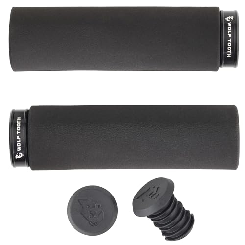 Wolf Tooth Lock-On Fat Paw Grip - Black Grip with Black Collar