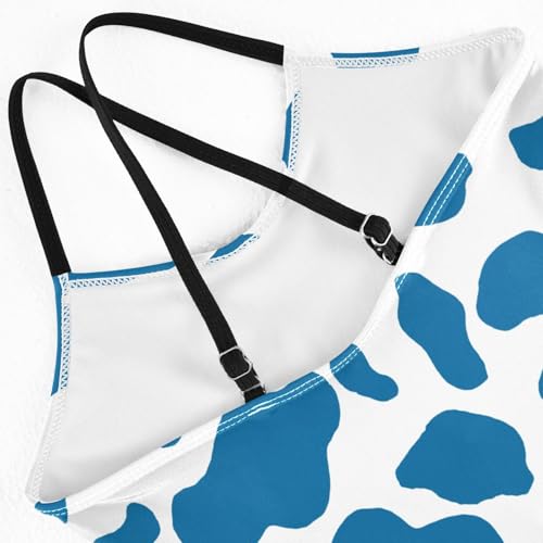 Girls One-Piece Swimwear Seamless Pattern Beach Sport Summer Hawaiian Swimsuit for 3-10 Years3