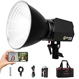 IFOOTAGE LED Video Light 70W SL1 60DN Daylight Photography Lighting,5600k Continuous Output Lighting,Portable Video Lighting for Video Recording,Studio,App Control,with Carry Bag