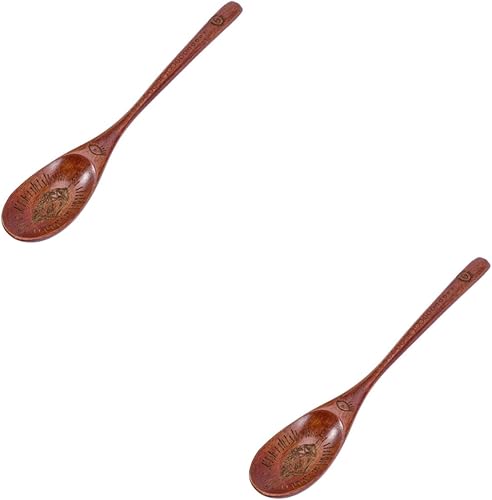 Miniatura 1 de Luxshiny Cucharas rituales para sopa Cucharas de café Mini degustador Sirviendo Sales de Baño Agitar Lavado Ensalada Condimentos Mini Naturaleza