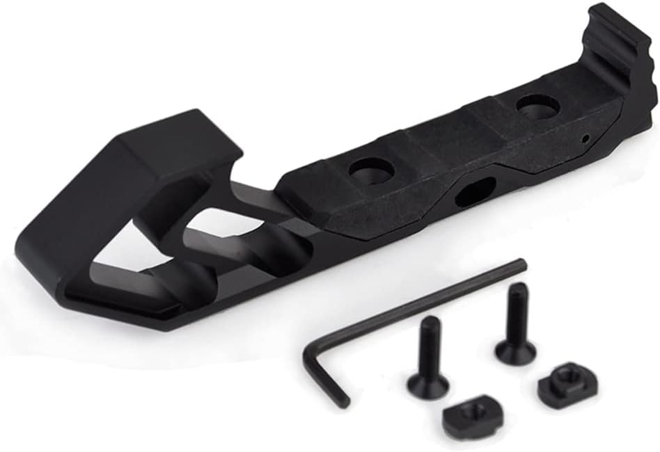 Tactical Mlok Keymod Aluminum Link Curved Angled Hand Stop Grip Foregrip for Mlok Keymod Handguard System