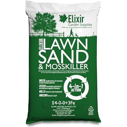 Elixir Gardens Lawn Sand and Moss Killer Cover