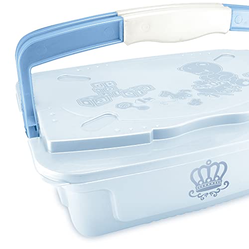 Organizador Infantil com Alça, Adoleta Bebê, Azul Real