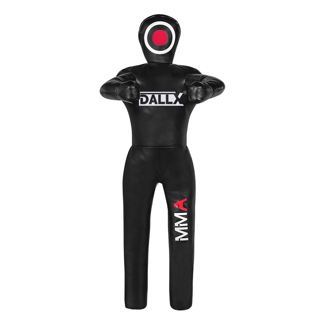 DALLX MMA Grappling Dummy for Judo Karate Throwing Brazilin JIU Jitsu Wrestling Submission Punching Bag for Self Defense Fitness Training Dummy – UNFILLED