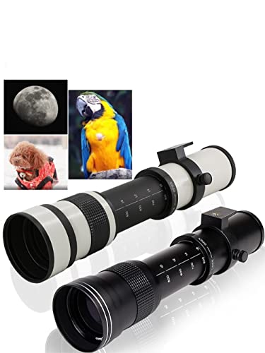 Jintu 420-800Mm F/8.3 Hd Manual Telephoto Camera Lens For Nikon Slr D5600 D5500 D5300 D5200 D5100 D3500 D3400 D3300 D3100 D3200 D7500 D7200 D7000 D7100 D750 D90 D850 + Bag #TOP4