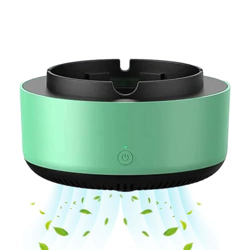 Cendrier intérieur sans fumée purificateur d'air multifonctionnel pour filtrer la fumée de, accessoire compact pour fumer de table, élégant collecteur d'hum, facile à nettoyer | Utilisation