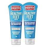 O'Keeffe's for Healthy Feet Foot Cream - 7 oz Tube (2 Pack) - Guaranteed Relief for Extremely Cracked, Dry Feet, Repairing Skincare, Instantly Boosts and Retains Moisture Levels