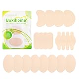 Bukihome Moleskin für Füße – Blasenpflaster Hornhautpflaster – Moleskin-Polsterung für Blasen, Schuhe, Zehen, Fersen, flexible Polsterung und Schmerzlinderung (20 Stück, Beige)