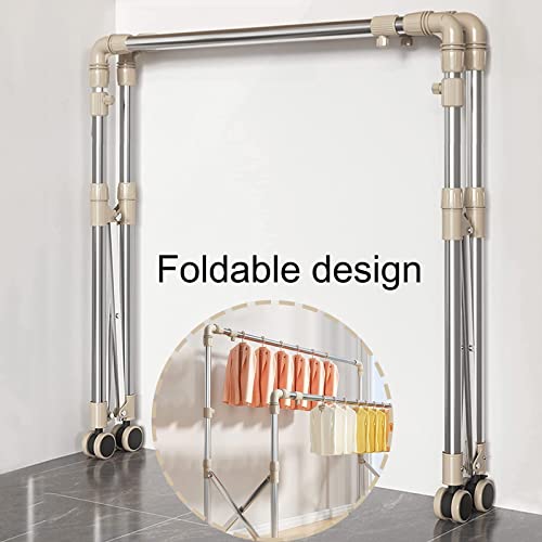 Étendoir à linge avec grand espace extensible et support chaussettes