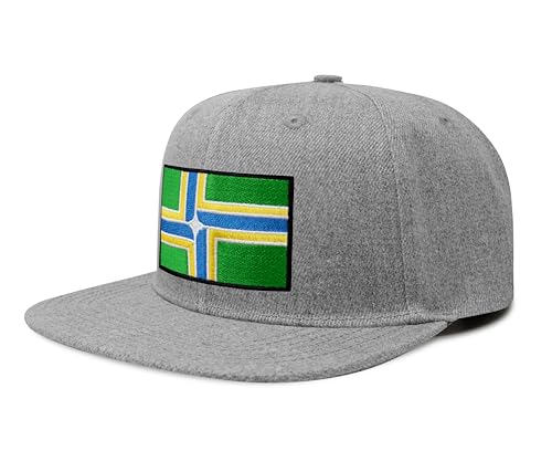 Image of International Tie City Hat for Men and Women, Adjustable Snapback Trucker Baseball Cap with Embroidered Patch