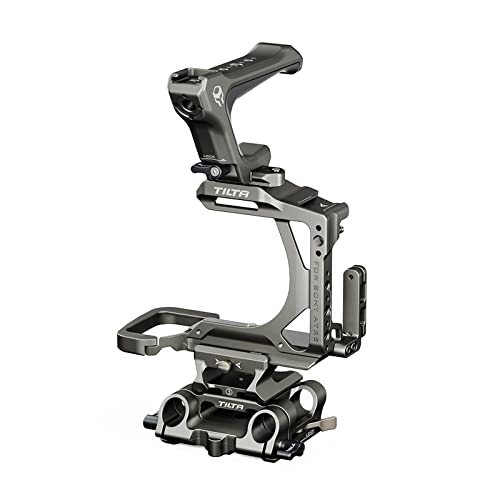 TILTA Half Camera Cage Pro Kit Compatible with Sony A7R V with Compact NATO Top Handle, LWS Baseplate Adapter Type III