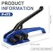 ETOYA Heavy Duty Manual Strapping Tensioner, Durable Banding Tool with Built-in Cutter, Universal Polyester PET & Nylon Strap Tool for Pallet Packing, Securing & Industrial Packaging