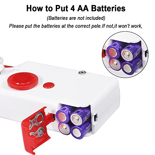 Handheld Sewing Machine, Hand Held Sewing Device Tool Mini Portable Cordless Sewing Machine, Essentials For Home Quick Repairing And Stitch Handicrafts (Half White) #TOP3