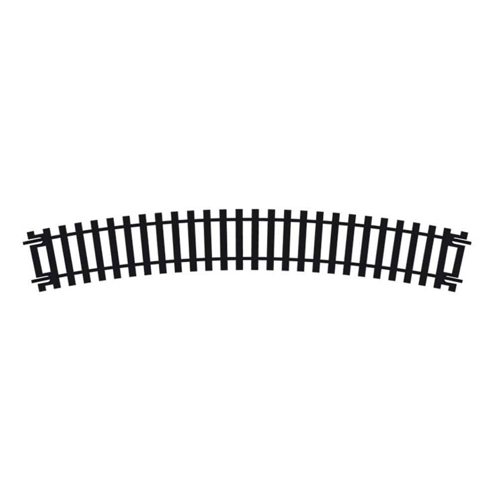 HornbyR608 OO Gauge 3rd Radius Curve Track - Extra Track Pieces for Model Railway Sets, Model Train Track Pieces - Scale 1:76