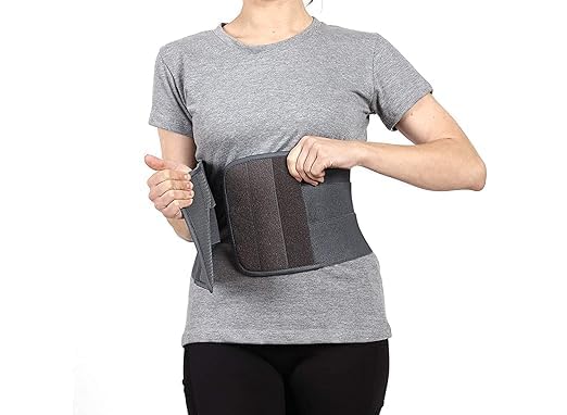 BORNIVA Abdominal Belt Post Pregnancy Waist Support Care After C Section Delivery Tummy/Waist Trimmer,Slimming Belly Belt Tummy Trimmer Fat Reduction Abdominal Binder For Men&Women,One Size-image-31