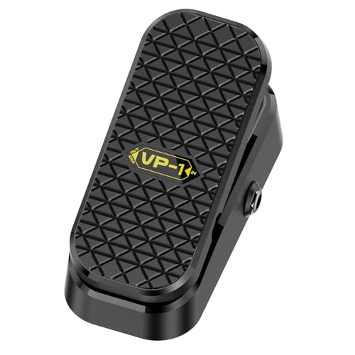 Expression/Volume Guitar Effect Pedal VP-01 Universal Expression Pedal 2 in 1 for Keyboards MIDI Keyboards/Controllers and Supported Guitar Effects Pedals VP0200 (Black)
