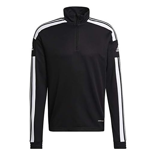 adidas SQ21 TR Top Pullover, Mens, Black/White, XL