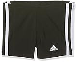 adidas Jungen Essence Core 3 Stripes Badehose, schwarz (Black/White), 164