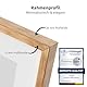 JUNOMI® Premium Bilderrahmen 20 x 30 cm aus Eiche mit bruchsicherem Acryl-Glas | Vertikale & horizontale Aufhängung, Tischaufsteller | Schmales Profil