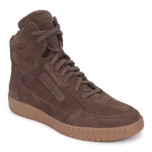 Image of Royal Enfield Mens Street ACE Sneakers Dark TAN EU 45 / UK 11