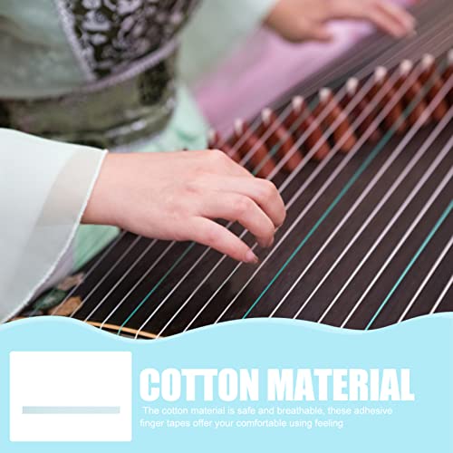 Stobok 100Pcs Guzheng Nail Tape Guitar Finger Tapes Complexion Soft Finger Adhesive Tape For Chinese Pipa Guzheng Finger Picks Blue #TOP4