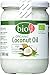 Produktbild BIOASIA Bio Kokosöl, kaltgepresst, naturbelassen ohne Zusatzstoffe, veganes Fett zum Kochen, Braten und Backen, auch als Naturkosmetik verwendbar, 100 % Bio, 500 ml