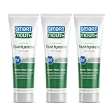 SmartMouth Premium Zinc Ion Toothpaste, Mild Mint 6 oz (Pack of 3)