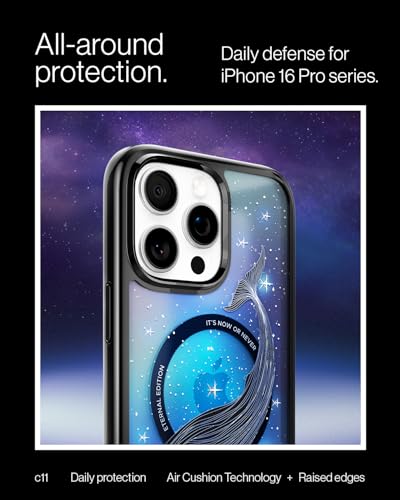 Spigen Ultra Hybrid T MagFit Back Cover Case Compatible with iPhone 16 Pro Max (TPU + Poly Carbonate | Eternal)