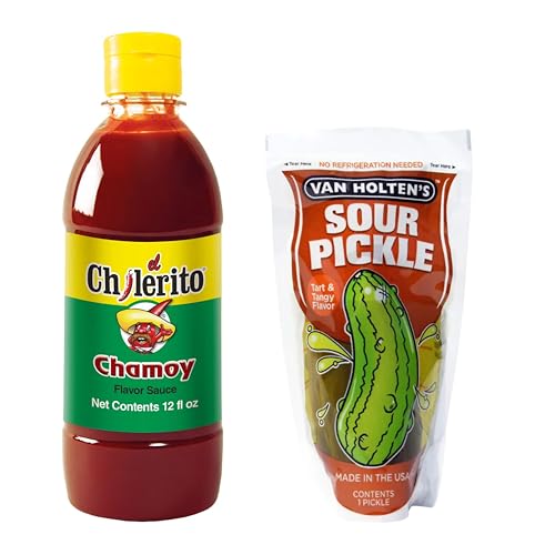 TLT FOODS - Pack Chilerito Salsa Chamoy + Pepinillo encurtido Van Holten's (S - Sour)