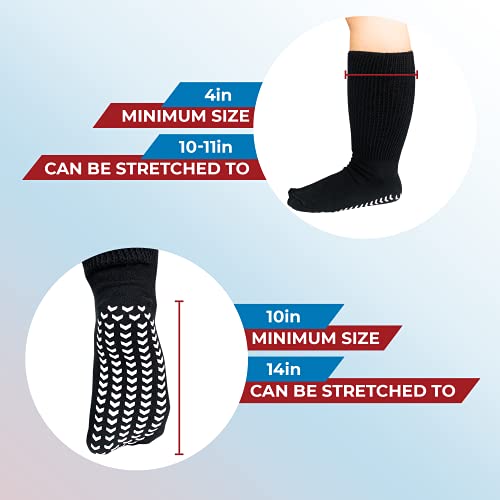 Extra Wide Socks For Swollen Feet, Wide Calf Socks, Diabetic Socks for