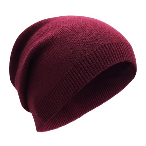 Bonnet d'hiver en tricot doux et chaud double couche vêtement thermique femme