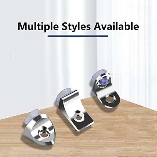 New Upgrade Hardware 8 Pack Heavy Duty Shelf Support, Mounting Brace Fixing Glass Shelf Bracket, Shelf Pegs Shelf Brackets For Kitchen Cabinet Book Shelves, Room Decor Accessories #TOP6