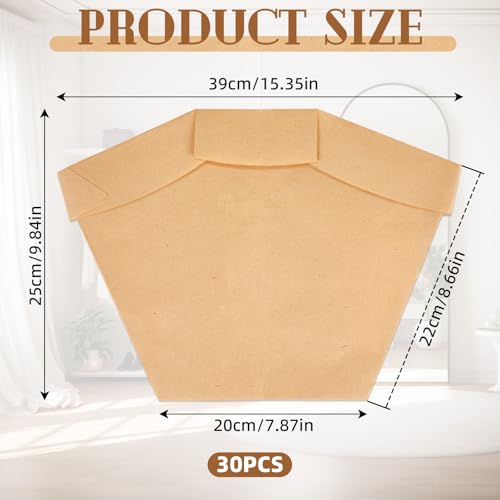 Image of 30 Pack Type Bp Vacuum Bags Compatible with Hoover C2401 Shoulder Vac & Backpack Vacuum Cleaner, Replace Part #401000BP 1ke2103000 41240202