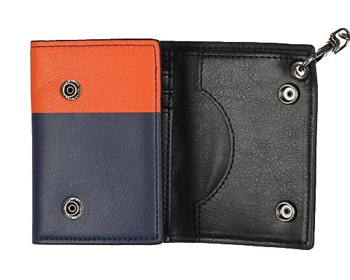 Bioworld Dragon Ball Z Anime Son Goku Tri-Fold Snap Closure Chain Wallet2