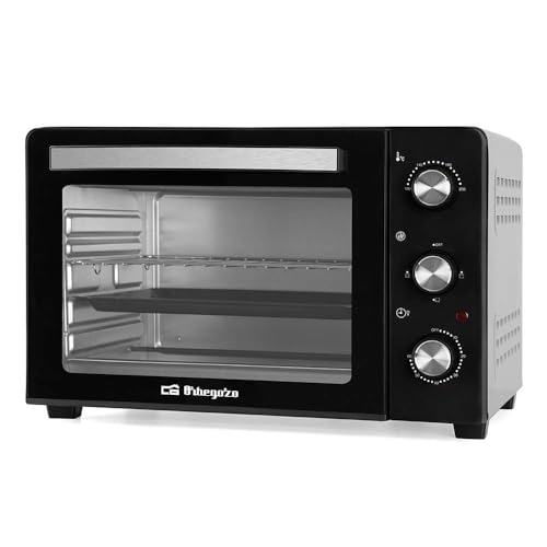 Orbegozo HO 300 - Horno Eléctrico de Sobremesa, Capacidad 30 L, Temporizador, Calor Superior e...