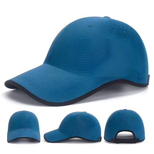 Image of Seamless Sports Baseball Cap, Ultra-Breathable Baseball Hat for Men Women, Solid Color, Quick-Drying