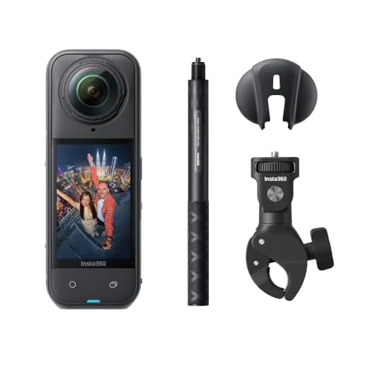 Insta360 X5 Motorcycle Action Camera Bundle