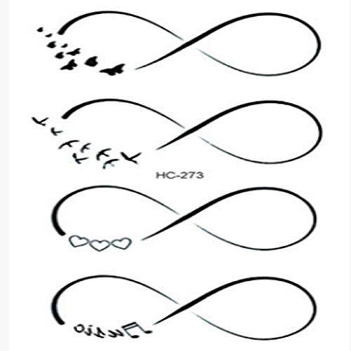 Preisvergleich Produktbild fengzong Spezielle abnehmbare Beauty-Aufkleber Temporäre Tattoo-Aufkleber wasserdichte Körperkunst Geometrische gefälschte Tattoos Universal Beauty Decal (Mehrfarbig & HC273)