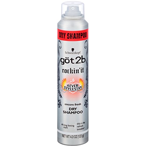 got2b Rockin' It Dry Shampoo, Encore Fresh 4.3 oz(Pack Of 12)