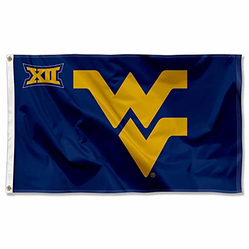 College Flags & Banners Co. WVU Mountaineers Big 12 3x5 Flag
