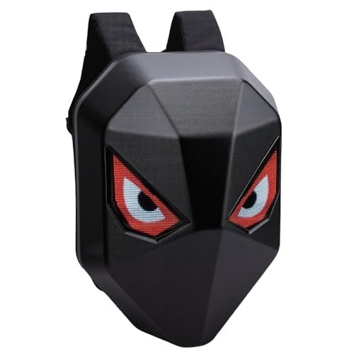 Sac à dos de moto à LED écran pixel personnalisé sacoche coque rigide cycliste étanche