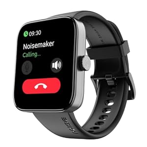 Noise Pulse Buzz 1.69″ Bluetooth Calling Smart Watch with Call Function, 150 Watch Faces, 60 Sports Modes, Spo2 & Heart Rate Monitoring, Calling Smart Watch for Men & Women – Jet Black